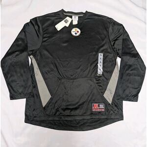 Pittsburgh Steelers Team Apparel NFL AFC North Long Sleeve Jersey Shirt Mens L